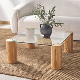 SAFAVIEH Couture Robbie Square Glass Coffee Table - 36Wx36Dx15H