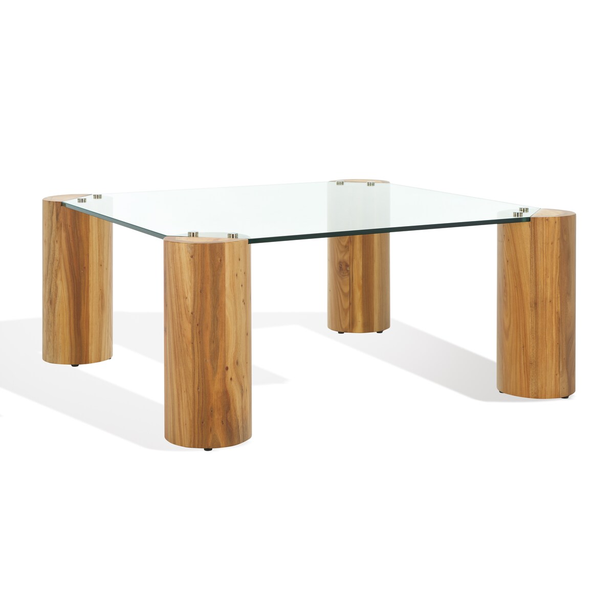 SAFAVIEH Couture Robbie Square Glass Coffee Table - 36Wx36Dx15H