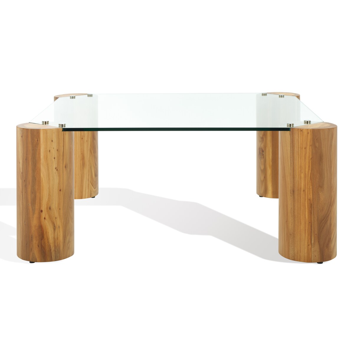 SAFAVIEH Couture Robbie Square Glass Coffee Table - 36Wx36Dx15H