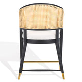 SAFAVIEH Couture Rogue Rattan 23-inch Counter Stool - 24Wx23Dx38H