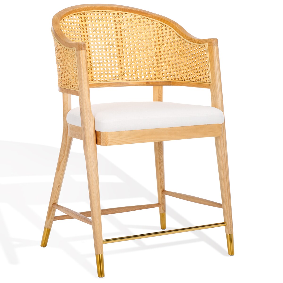 SAFAVIEH Couture Rogue Rattan 23-inch Counter Stool - 24Wx23Dx38H