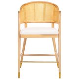 SAFAVIEH Couture Rogue Rattan 27-inch Barstool - 24Wx23Dx42H