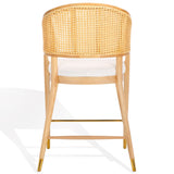 SAFAVIEH Couture Rogue Rattan 27-inch Barstool - 24Wx23Dx42H