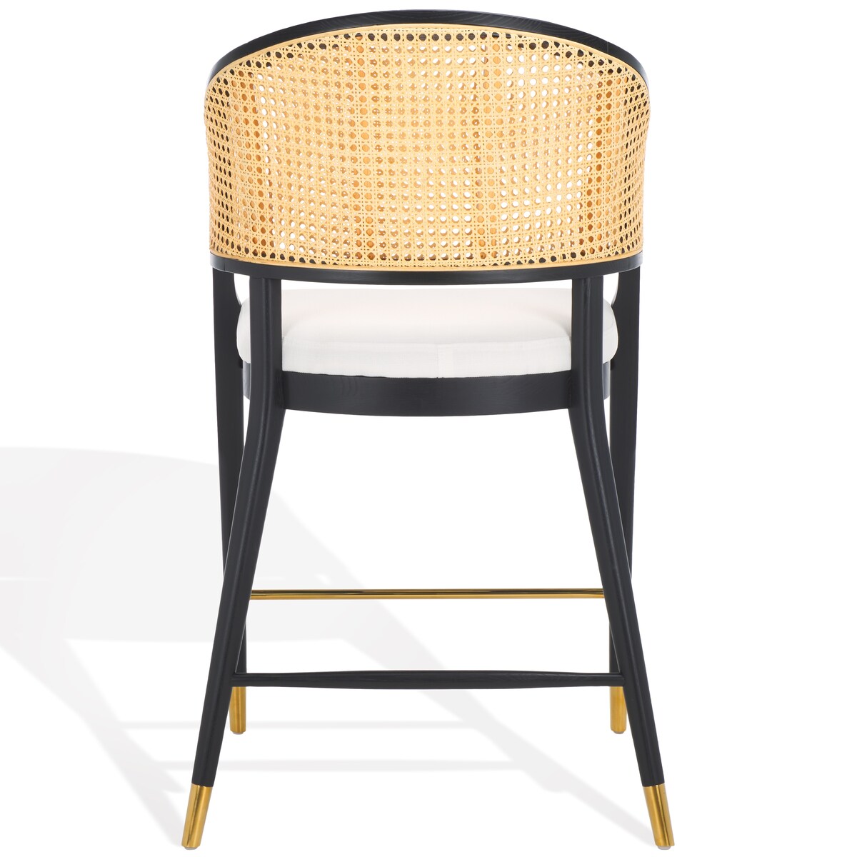 SAFAVIEH Couture Rogue Rattan 27-inch Barstool - 24Wx23Dx42H