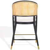 SAFAVIEH Couture Rogue Rattan 27-inch Barstool - 24Wx23Dx42H