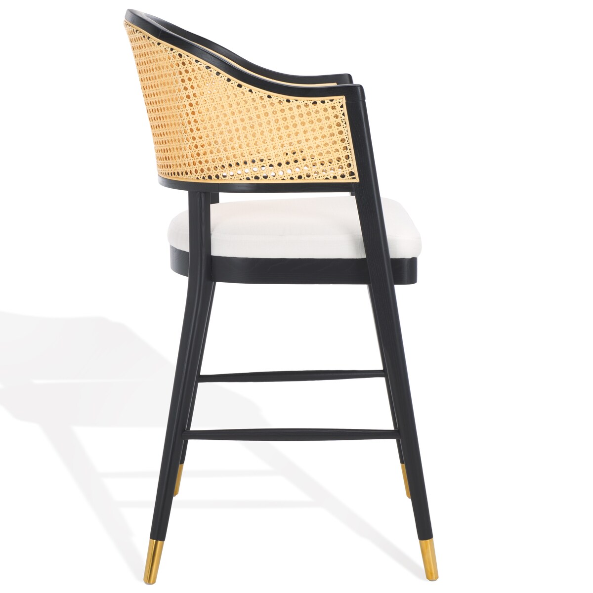 SAFAVIEH Couture Rogue Rattan 27-inch Barstool - 24Wx23Dx42H