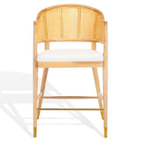 SAFAVIEH Couture Rogue Rattan 27-inch Barstool - 24Wx23Dx42H