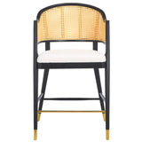 SAFAVIEH Couture Rogue Rattan 27-inch Barstool - 24Wx23Dx42H