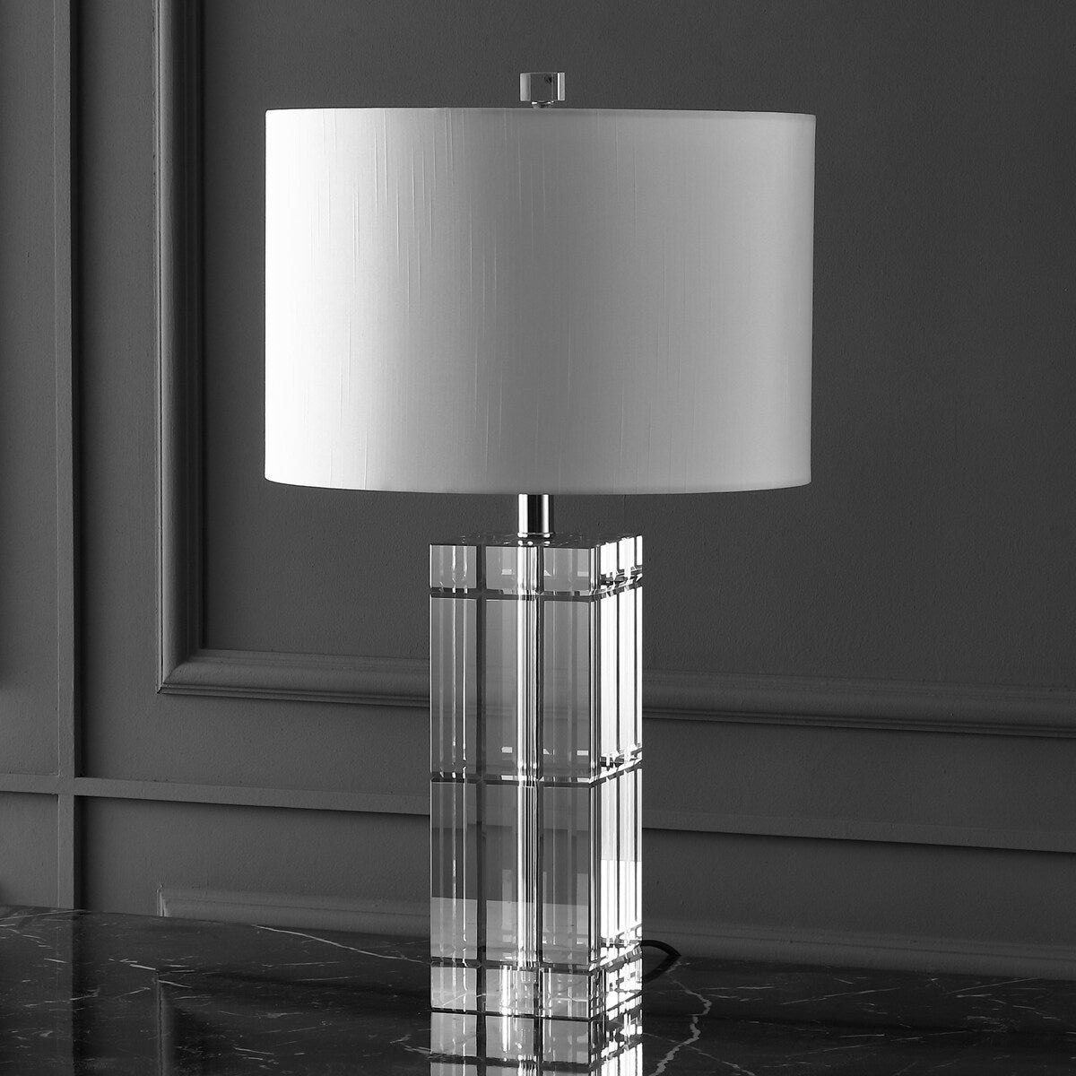 SAFAVIEH Couture Rubye 27" Crystal Table Lamp - 15" W x 15" D x 27" H - 15Wx15Dx27H