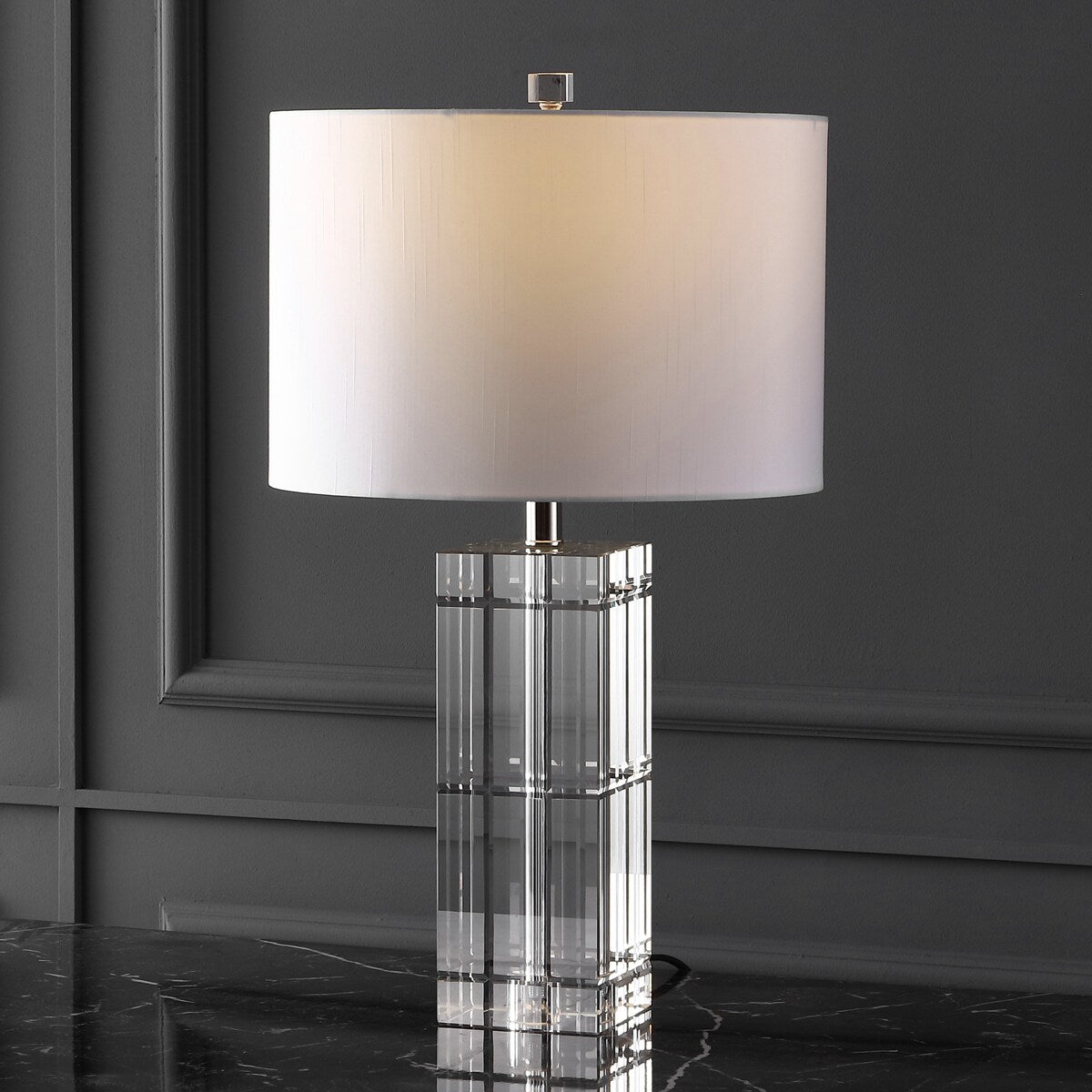 SAFAVIEH Couture Rubye 27" Crystal Table Lamp - 15" W x 15" D x 27" H - 15Wx15Dx27H