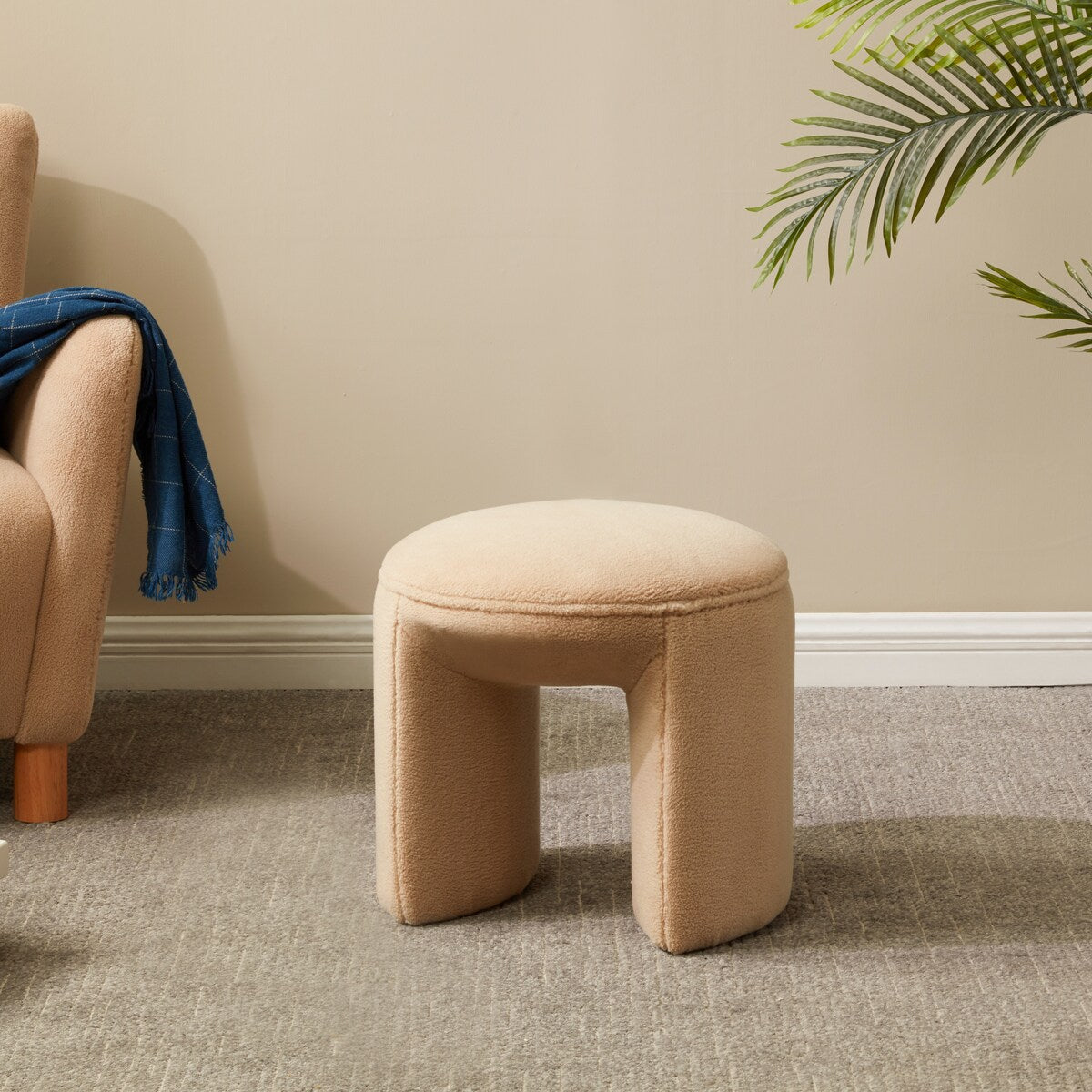 SAFAVIEH Couture Saini Contemporary Stool Ottoman