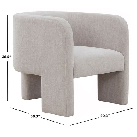 SAFAVIEH Couture Sammie 3 Leg Accent Chair - 30Wx30Dx29H