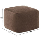 SAFAVIEH Couture Samuels Boucle Pouf - 18Wx18Dx14H