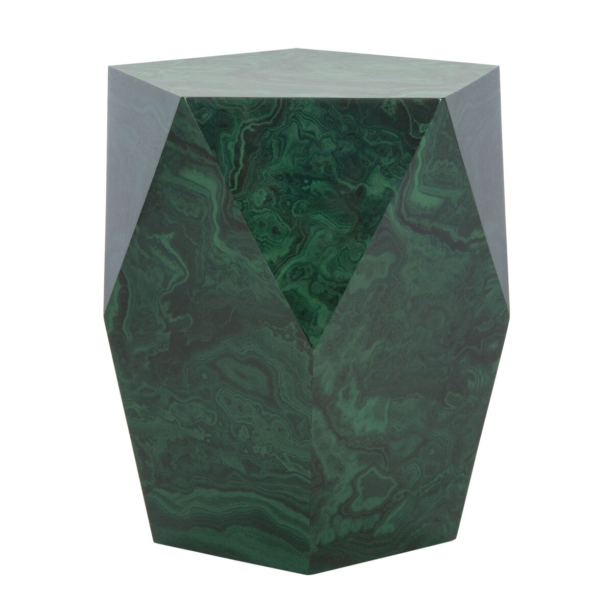 SAFAVIEH Couture Sanny Malachite End Table - 18Wx18Dx21H