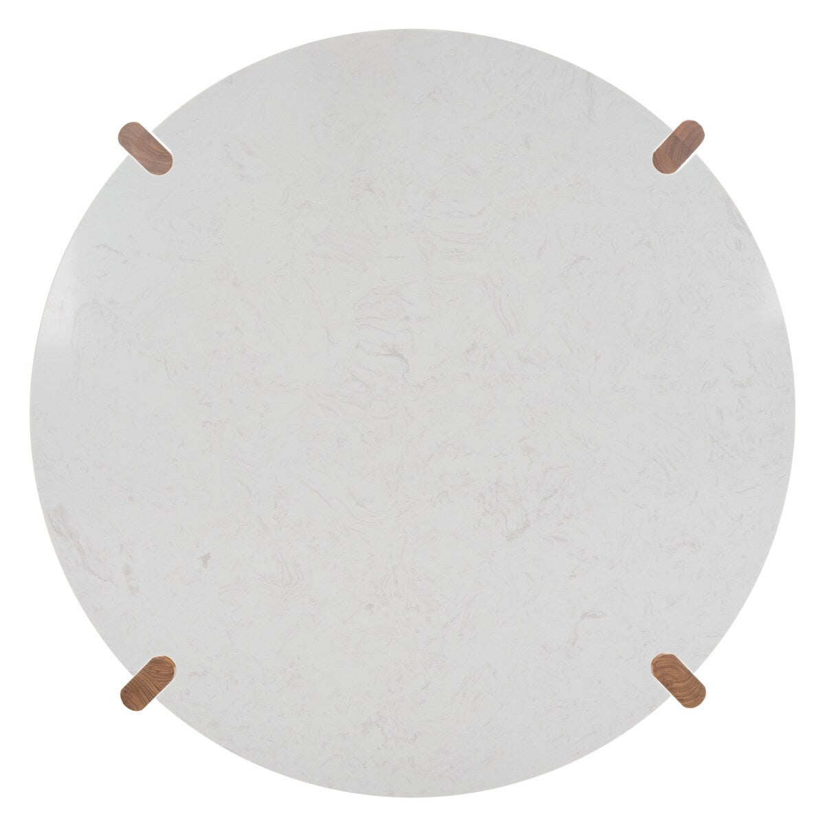 SAFAVIEH Couture Sarma Marble Top Round Coffee Table - 40 In. W x 40 In. D x 16 In. H - 40Wx40Dx16H