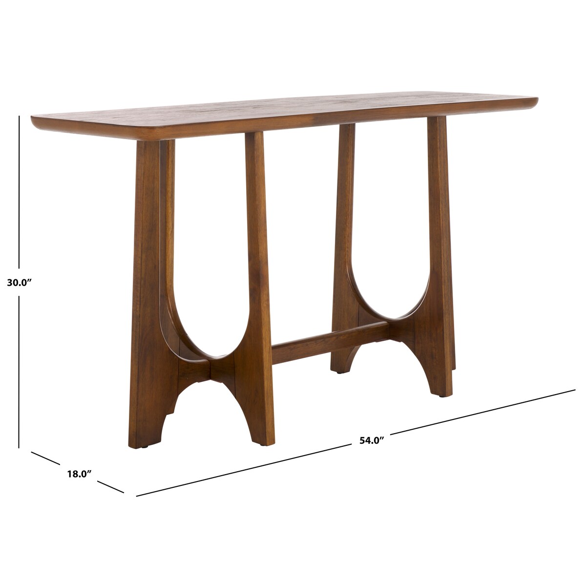 SAFAVIEH Couture Sasha Wood Console Table - 54Wx18Dx30H