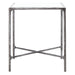 SAFAVIEH Couture Saturna Forged Metal Square End Table - 18" W x 18" L x 20" H - 18Wx18Dx20H