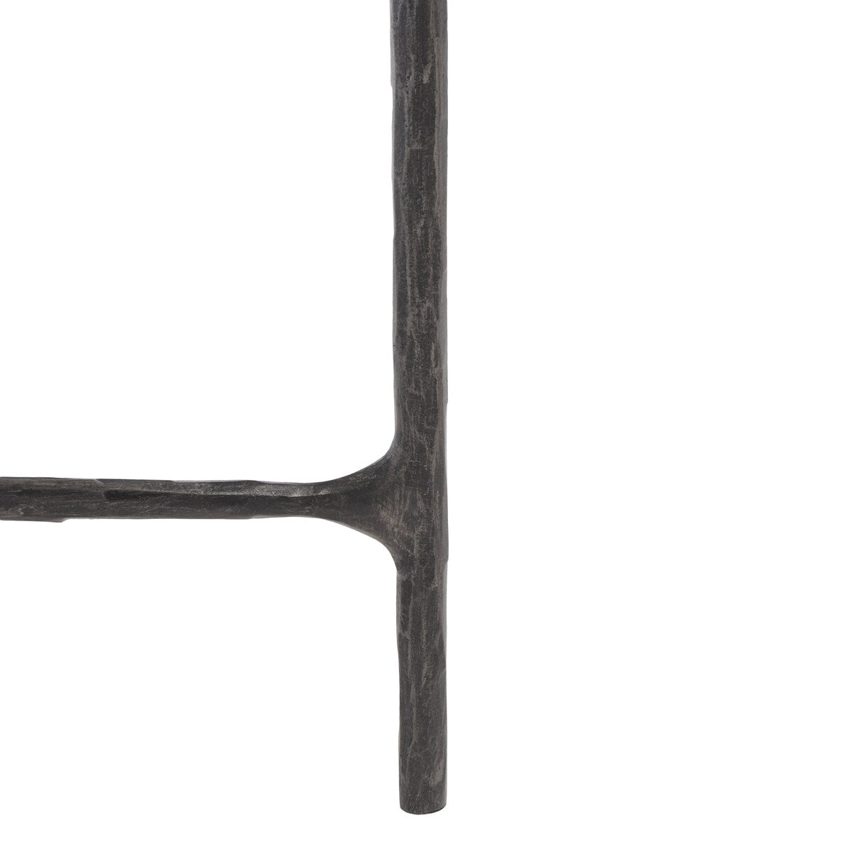 SAFAVIEH Couture Saturna Forged Metal Square End Table - 18" W x 18" L x 20" H - 18Wx18Dx20H