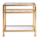 SAFAVIEH Couture Sebiha Side Table - 22" W x 13.1" L x 22" H - 22Wx13Dx22H