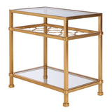 SAFAVIEH Couture Sebiha Side Table - 22" W x 13.1" L x 22" H - 22Wx13Dx22H