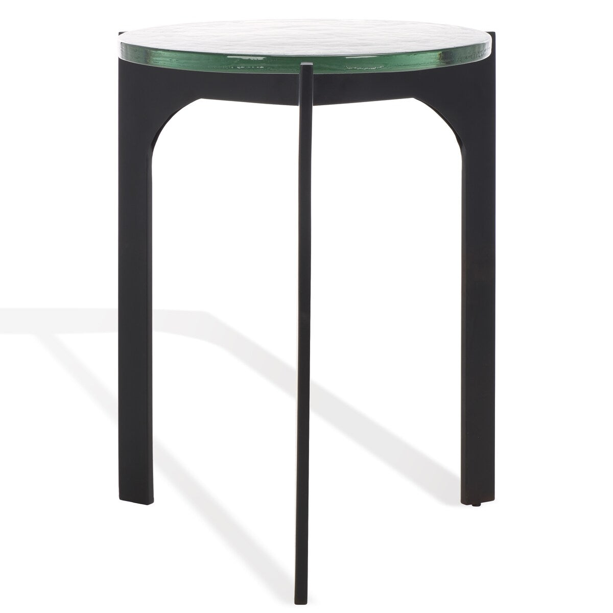 SAFAVIEH Couture Seymour Cast Glass Accent Table - 16Wx16Dx20H