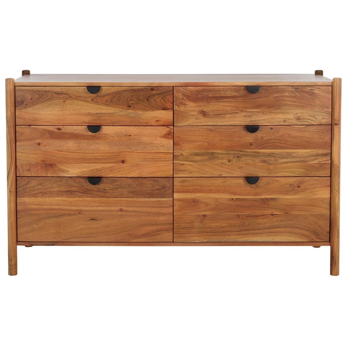 SAFAVIEH Couture Shanti 6 Drawer Wood Dresser