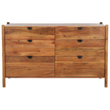 SAFAVIEH Couture Shanti 6 Drawer Wood Dresser