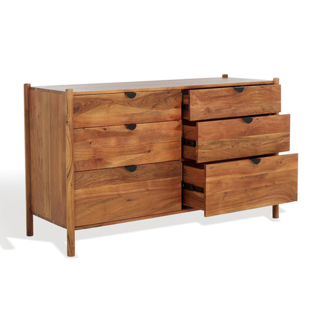 SAFAVIEH Couture Shanti 6 Drawer Wood Dresser