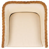 SAFAVIEH Couture Sharon Rattan Accent Chair - 28Wx29Dx30H