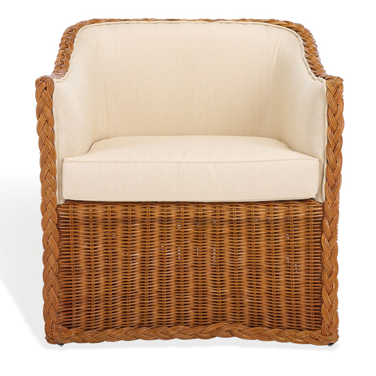 SAFAVIEH Couture Sharon Rattan Accent Chair - 28Wx29Dx30H