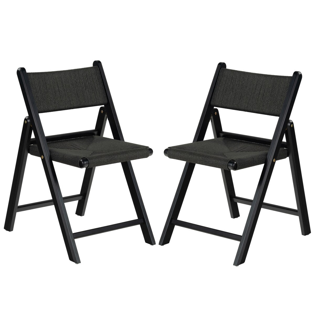 SAFAVIEH Couture Shaylie Folding 18-inch Dining Chair [SET of 2] - 18Wx24Dx32H