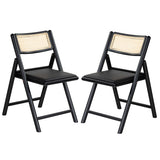 SAFAVIEH Couture Shaylie Folding 18-inch Dining Chair [SET of 2] - 19Wx24Dx32H