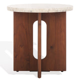 SAFAVIEH Couture Shayna Travertine Accent Table - 20Wx20Dx20H