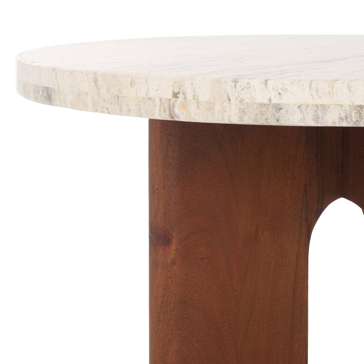 SAFAVIEH Couture Shayna Travertine Accent Table - 20Wx20Dx20H