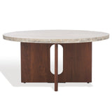 SAFAVIEH Couture Shayna Travertine Coffee Table - 35Wx35Dx17H