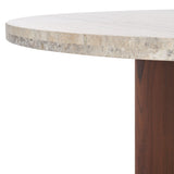 SAFAVIEH Couture Shayna Travertine Coffee Table - 35Wx35Dx17H