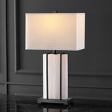 SAFAVIEH Couture Silvia 28" Alabaster Table Lamp - 15" W x 8" D x 28" H - 15Wx8Dx28H