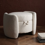 SAFAVIEH Couture Sivan Storage Ottoman (Fully Assembled)