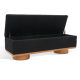 SAFAVIEH Couture Sunneva Boucle Storage Bench - 61 In. W x 20 In. D x 19 In. H - 61Wx20Dx19H