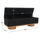 SAFAVIEH Couture Sunneva Boucle Storage Bench - 61 In. W x 20 In. D x 19 In. H - 61Wx20Dx19H