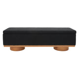 SAFAVIEH Couture Sunneva Boucle Storage Bench - 61 In. W x 20 In. D x 19 In. H - 61Wx20Dx19H