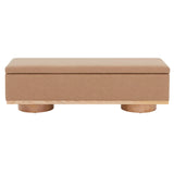 SAFAVIEH Couture Sunneva Boucle Storage Bench - 61 In. W x 20 In. D x 19 In. H - 61Wx20Dx19H