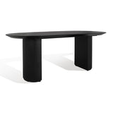 SAFAVIEH Couture Svenja Wood Dining Table - 79 In W x 35 In D x 29.5 In H - 79Wx35Dx30H