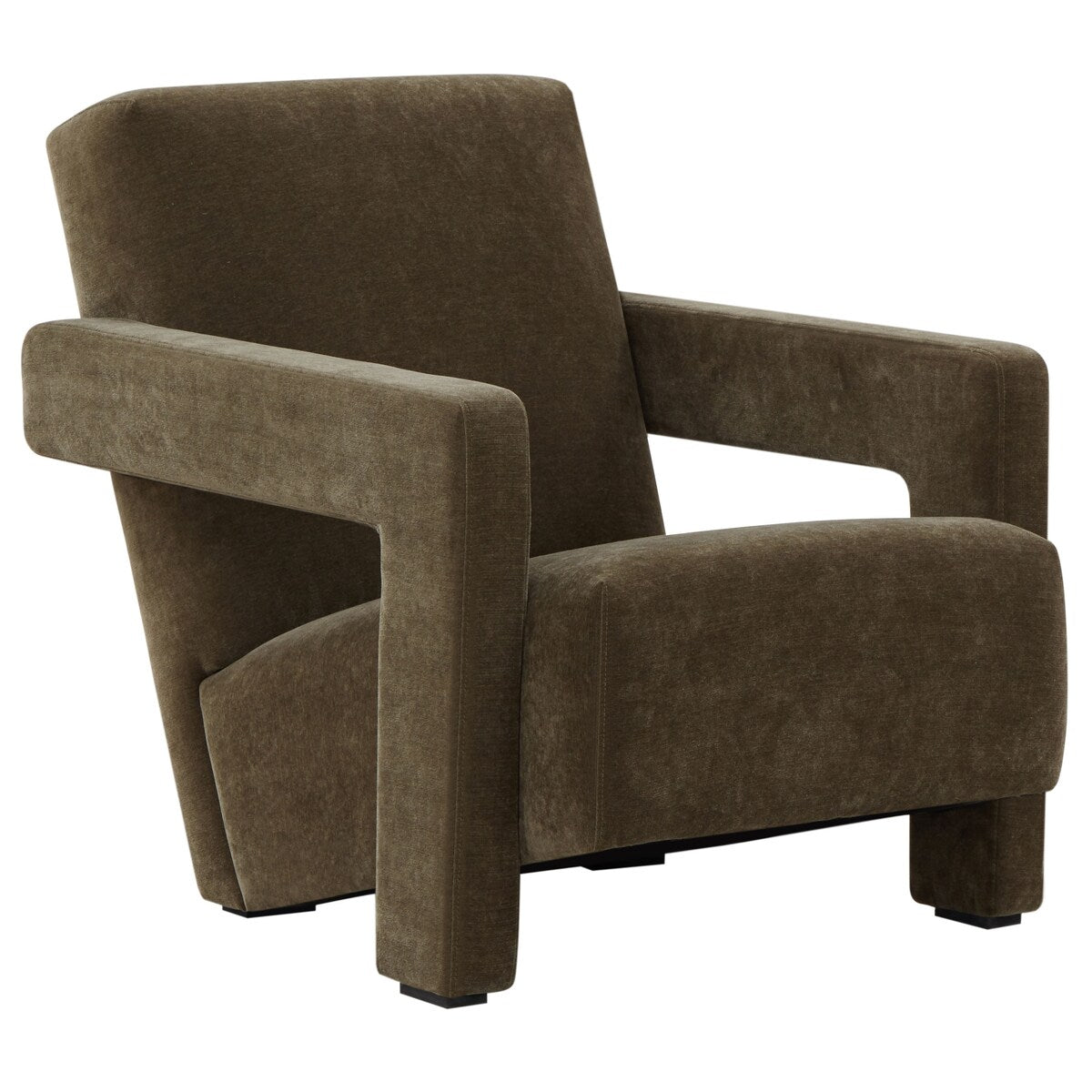 SAFAVIEH Couture Taylor Modern Velvet Accent Chair - 27Wx35Dx30H