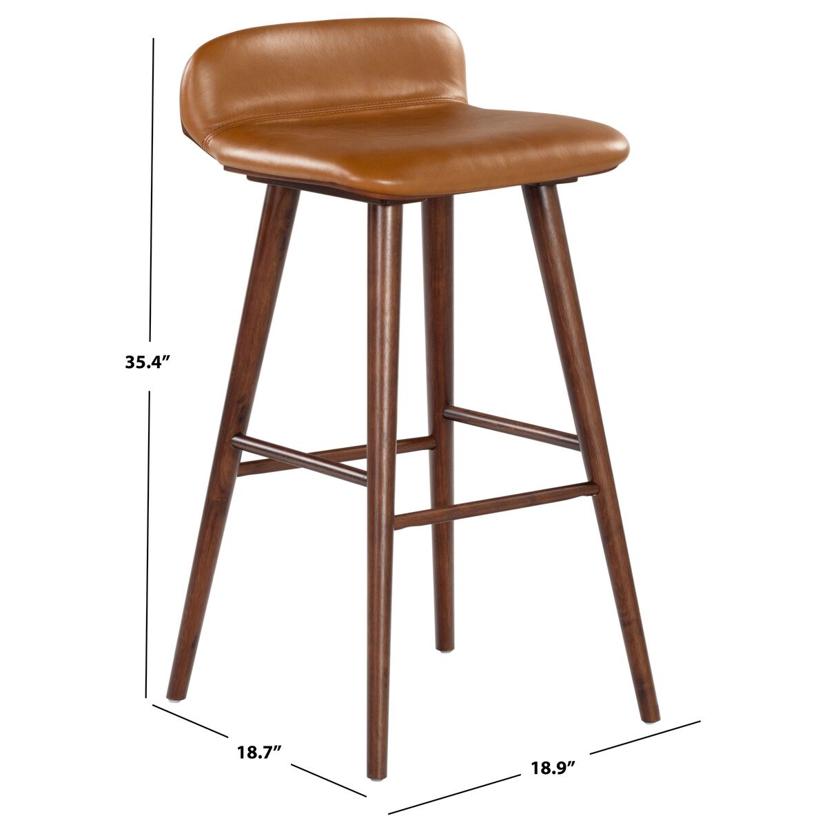 SAFAVIEH Couture Tazmyn 31-inch Barstool - 19Wx19Dx35H