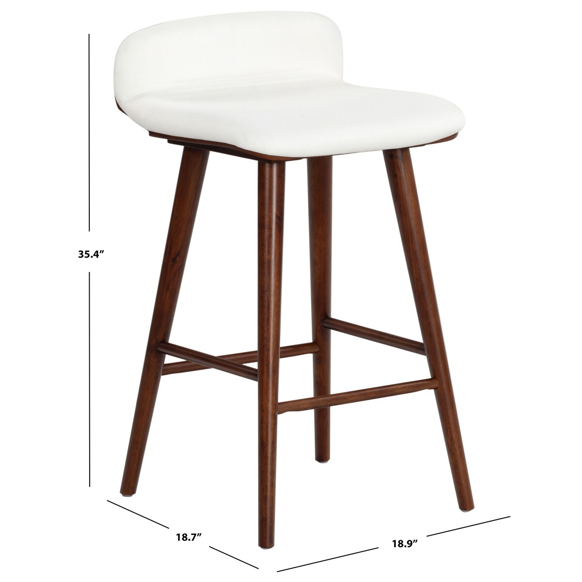 SAFAVIEH Couture Tazmyn 31-inch Barstool - 19Wx19Dx35H