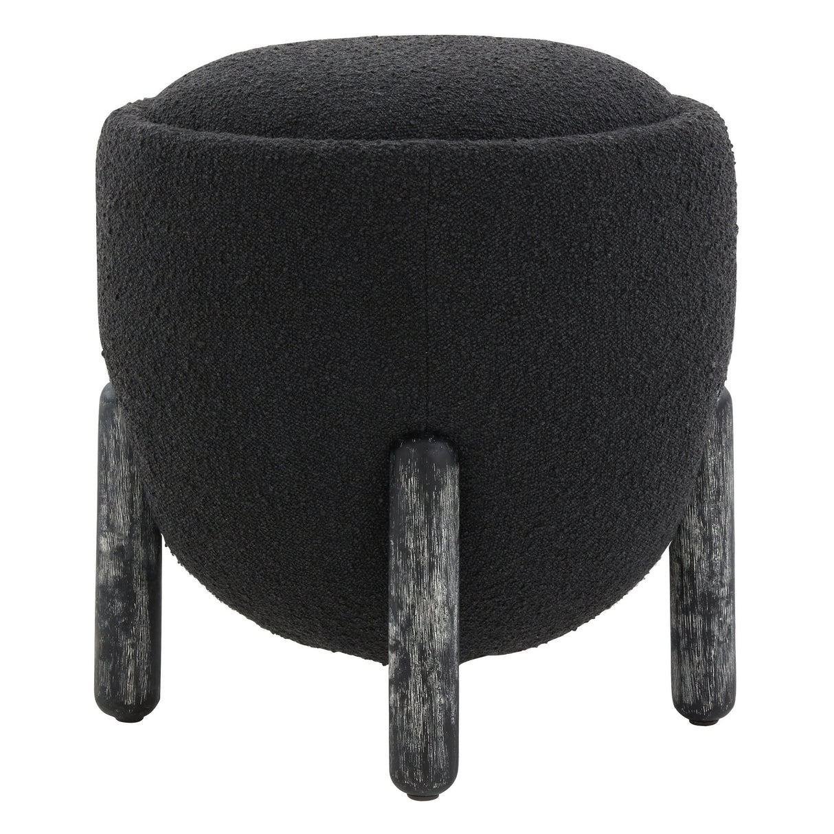 SAFAVIEH Couture Techiya Upholstered Ottoman (Fully Assembled) - 18 In W x 18 In D x 20 In H - 18Wx18Dx20H