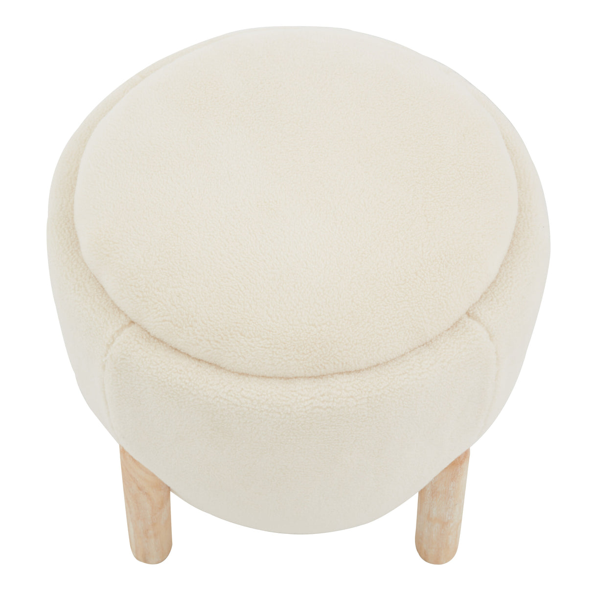 SAFAVIEH Couture Techiya Upholstered Ottoman (Fully Assembled) - 18 In W x 18 In D x 20 In H - 18Wx18Dx20H