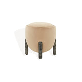 SAFAVIEH Couture Techiya Upholstered Ottoman (Fully Assembled) - 18 In W x 18 In D x 20 In H - 18Wx18Dx20H