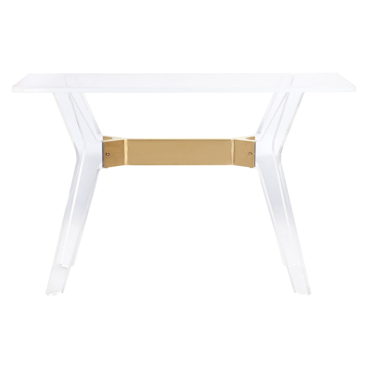 SAFAVIEH Couture Terezie Acrylic Console Table - 47.2" W x 15.7" L x 30" H - 47Wx16Dx30H